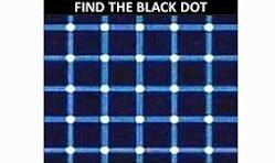 black dot optical illusion