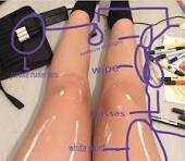 shiny legs illusion
