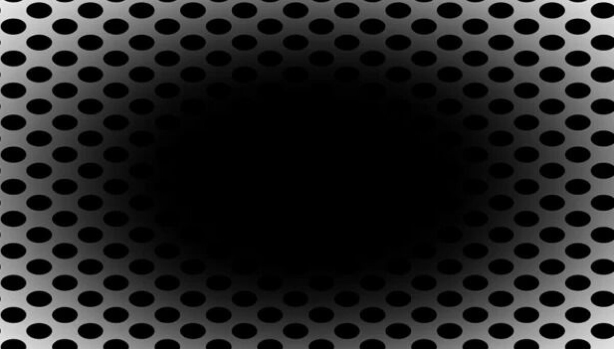 black hole optical illusion