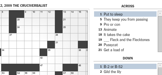 easy crossword puzzles online