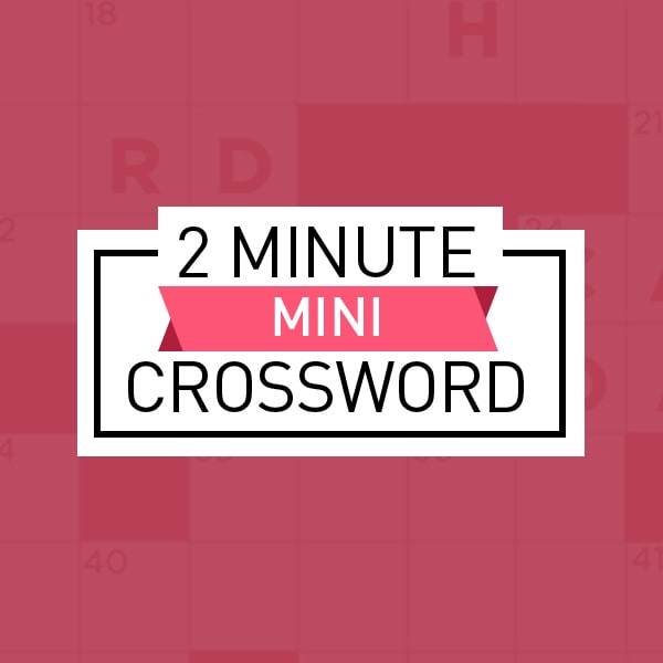 free mini crossword